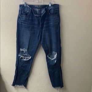 American Eagle Outfitters high rise boyfriend jean